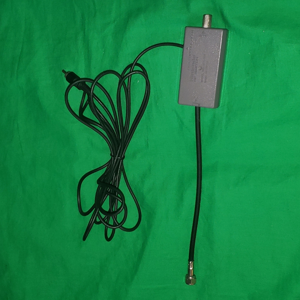 Nintendo Entertainment System Official RF Adapter Audio Video Coaxial Connector